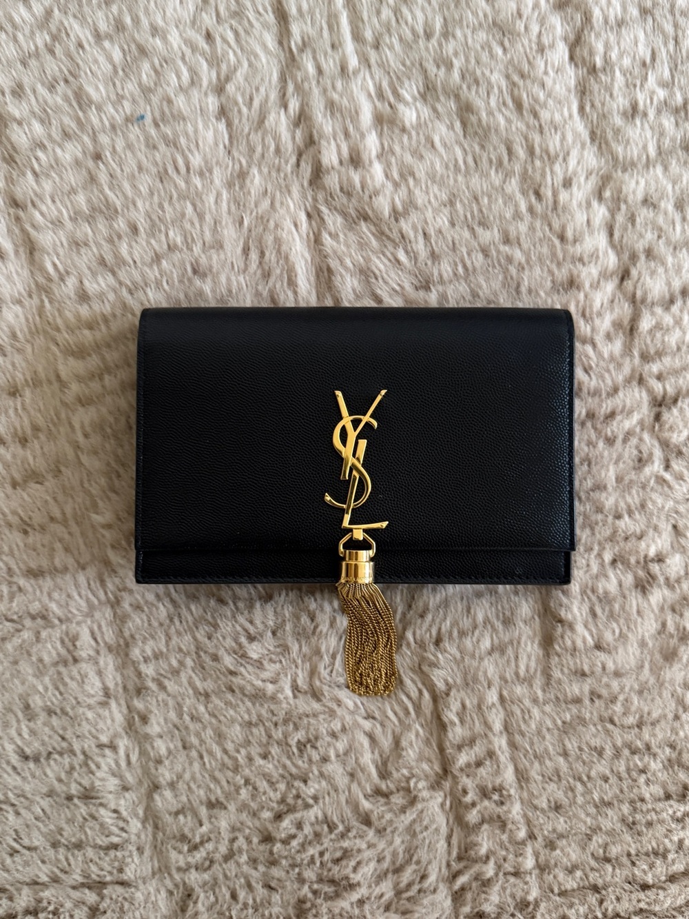 Authentic YSL Kate Monogram Tassel Shoulder/Crossbody Bag